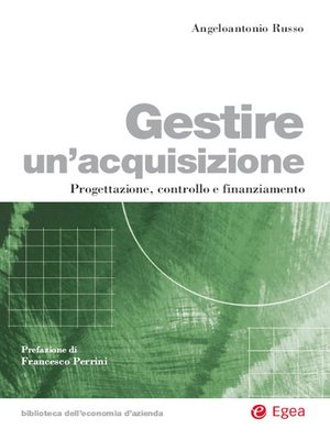 cover image of Gestire un'acquisizione